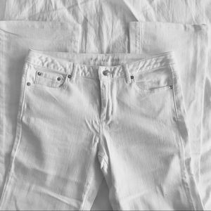 Michael Kors White Boot Cut Denim size 8
